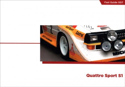 AUDI QUATTRO SPORT S1 - FAST GUIDE 007