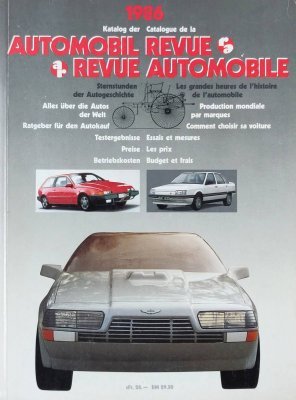 AUTOMOBIL REVUE 1986