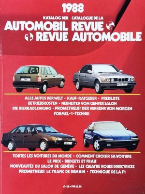 AUTOMOBIL REVUE 1988