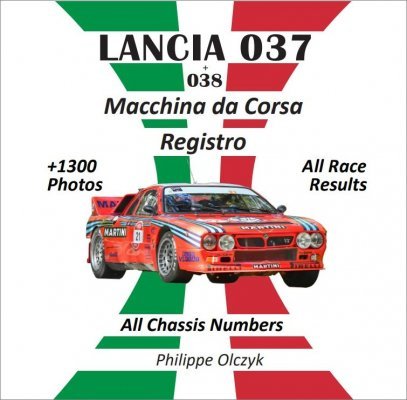 LANCIA 037 - MACCHINA DA CORSA - REGISTRO