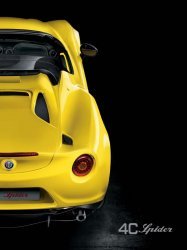 ALFA ROMEO 4C SPIDER BROCHURE