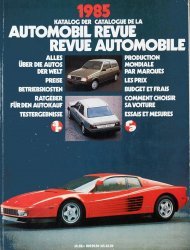 AUTOMOBIL REVUE 1985